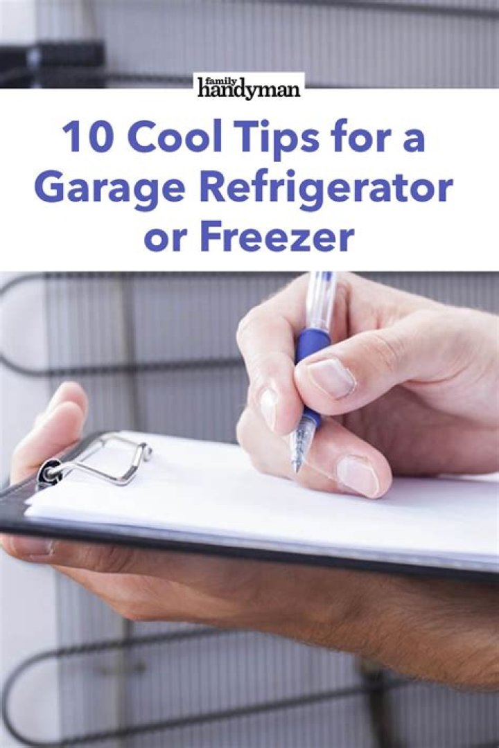 10 Cool Tips for a Garage Refrigerator or Freezer — Family Handyman