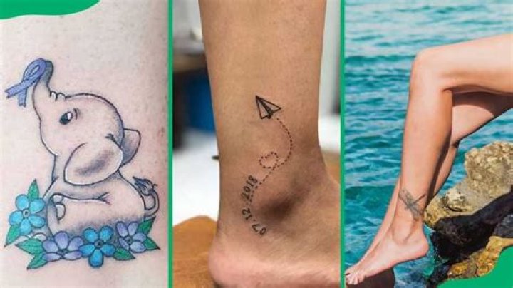 40 gorgeous ankle tattoos for women to highlight your elegance
