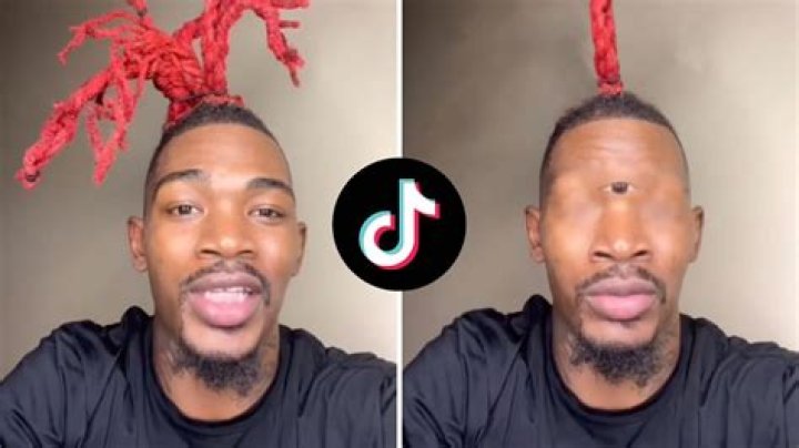 A man on TikTok with mysterious stomach