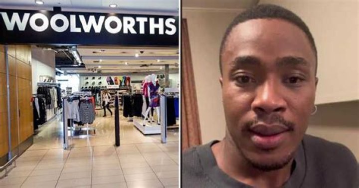 A man slams Woolworths Australia.