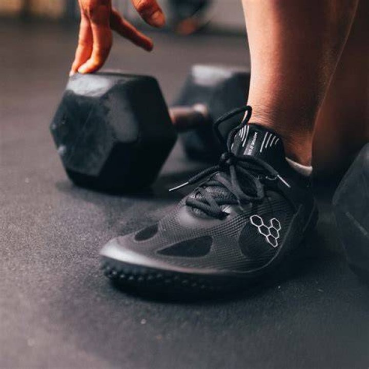 a pair of barefoot training shoes