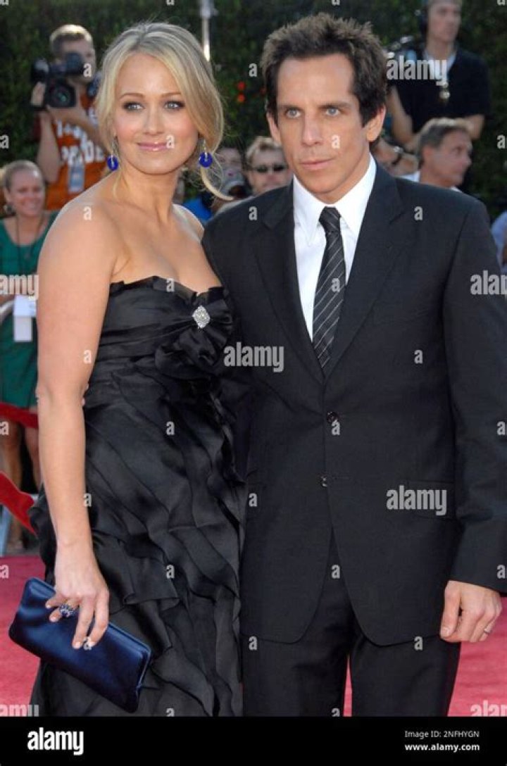 Actor Ben Stiller and actress Christine Taylor. Photo / Getty 