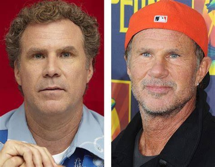 Actor Will Ferrell and drummer Chad Smith during an interview with host Jimmy Fallon on May 22, 2014. Photo / Getty Images