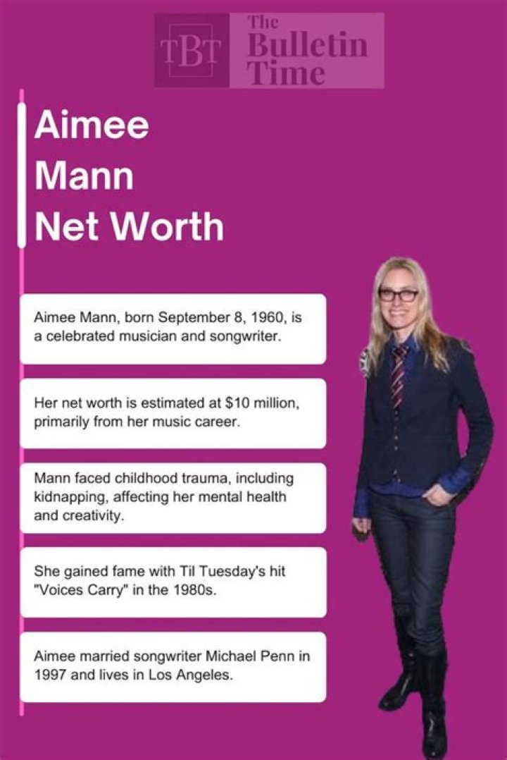 Aimee Mann Net Worth, Age, Height, Weight, Family, Wiki 2024