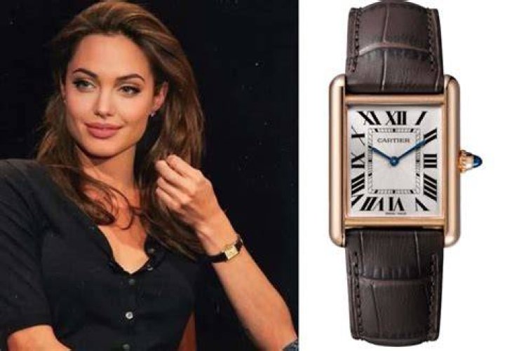 angelina jolie cartier tank