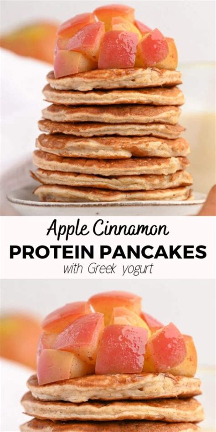 apple protein pancakes