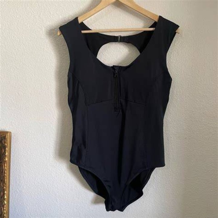 athleta Deep Sea One Piece Swimsuit, sustainable swimwear