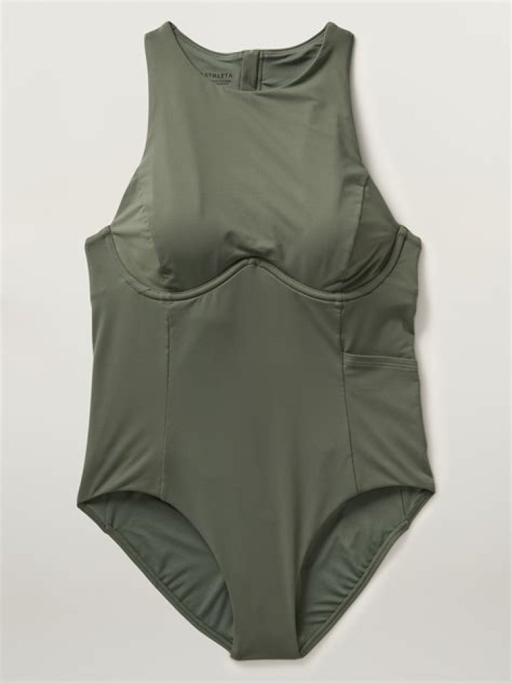 Athleta, Maldives One Piece Swimsuit, swimwear for large busts