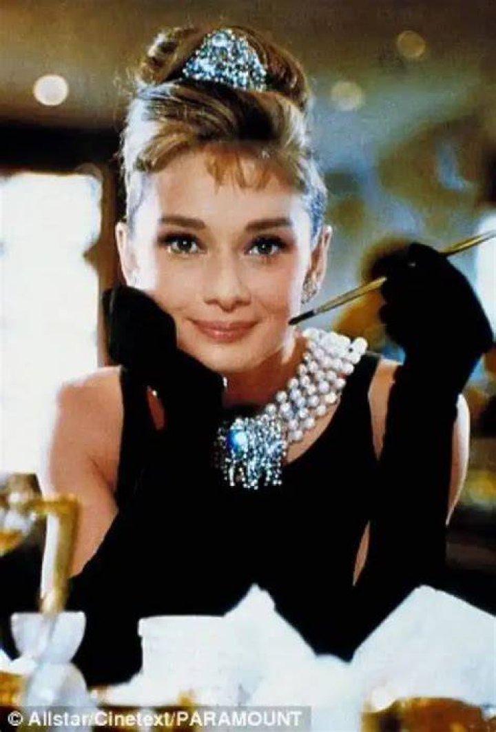 audrey hepburn on the set of breakfast at tiffany's