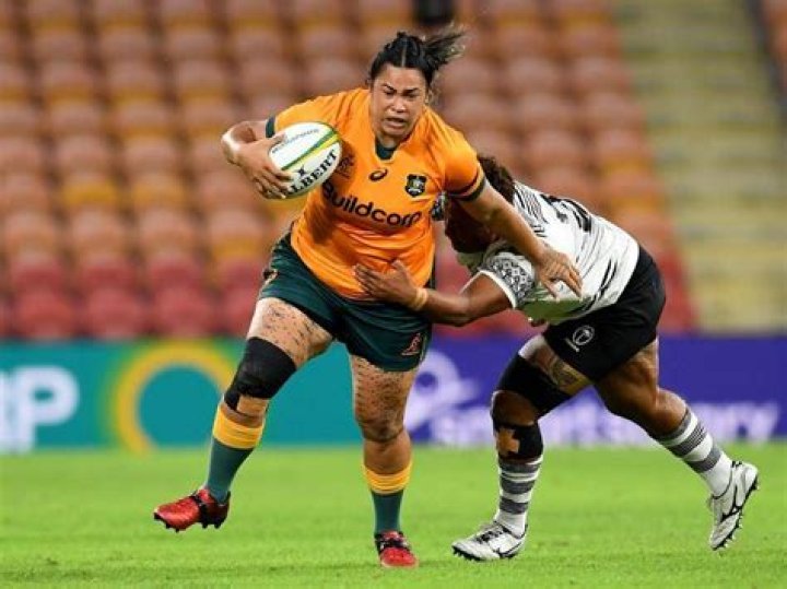 Australian rugby player Liz Patu has a traditional Samoan tattoo dubbed the malu. Photo / Photosport