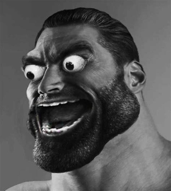 Big eyed gigachad GigaChad Know Your Meme