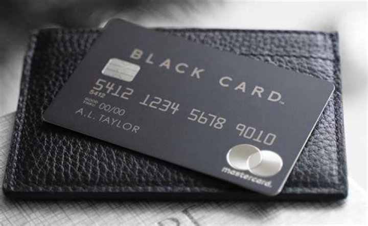 Black Standard Bank card