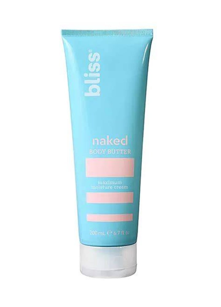 Bliss Body Butter Naked Body Butter Unscented Moisturizer