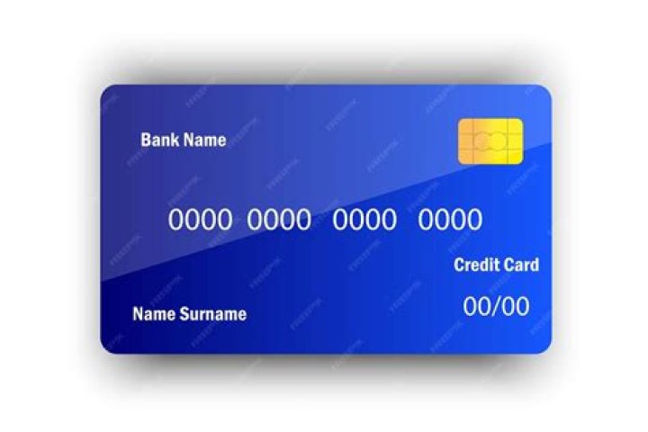Blue credit card