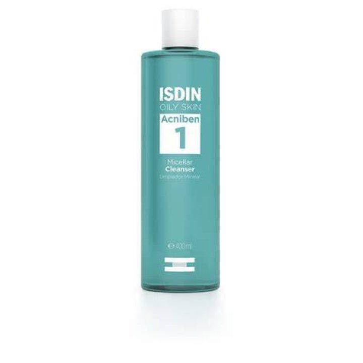 bottle of the isdin cleanser on a white background for the isdin black friday sale