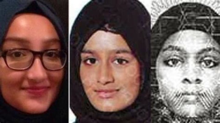 British teenagers Kadiza Sultana, 16, Shamima Begum, 15, and Amira Abase, 15, told their parents they were going to the library then fled to Syria to join ISIS. Photo / Getty