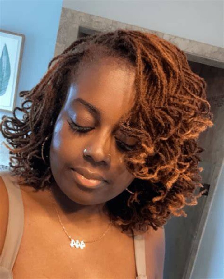 Brown ombre locs
