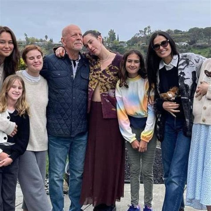 Bruce Willis poses with whole family in rare photo: ‘They know he won’t be around forever’