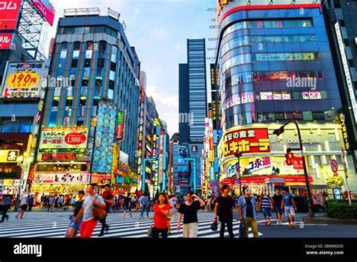 Busy streets of Tokyo, Japan