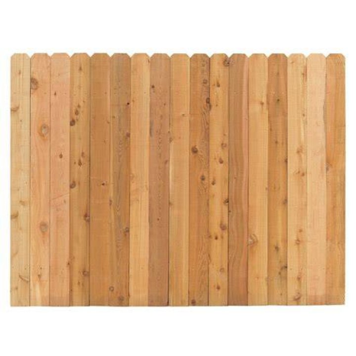 Cedar Dog Ear Fence Panel Ecomm Wayfair.com