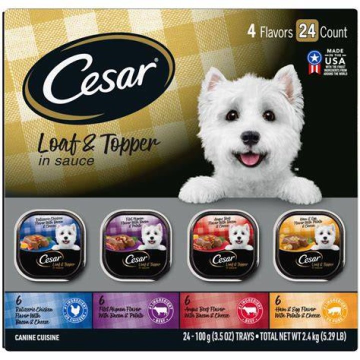 Cesar Loaf in Sauce Variety Pack Dog Food Trays