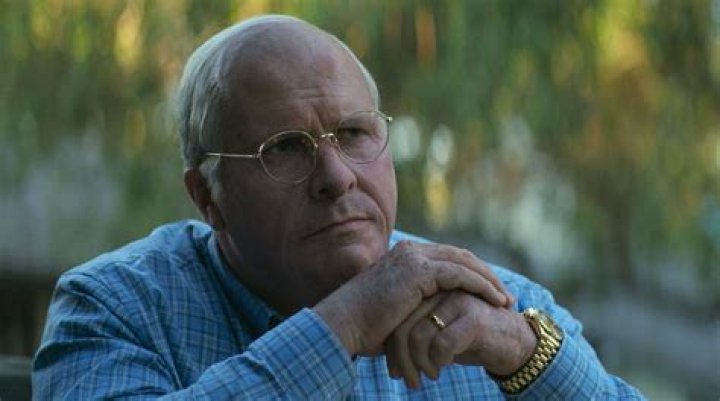 Christian Bale portrays Dick Cheney in a scene from Vice. Bale is considered the front runner in the Best Actor category for his transformation into Cheney.