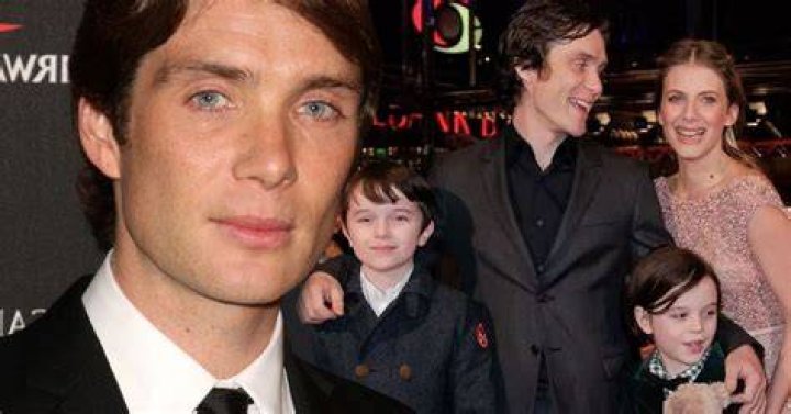 Cillian Murphy with his sons