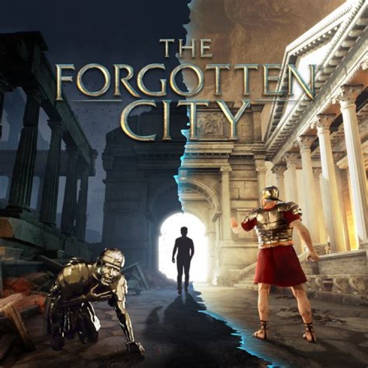 Citizens of The Forgotten City walk the streets in one of the best PS5 RPG games