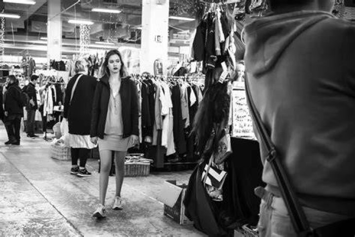 Clothing, Street fashion, White, Black-and-white, Fashion, Dress, Monochrome photography, Snapshot, Footwear, Hat, 