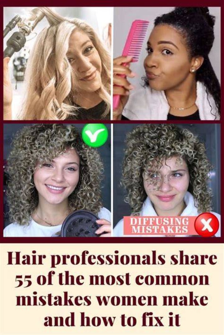 common hair mistakes