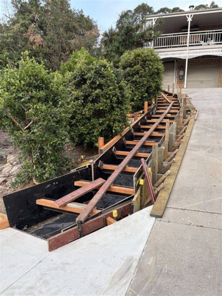 concrete stairs prep