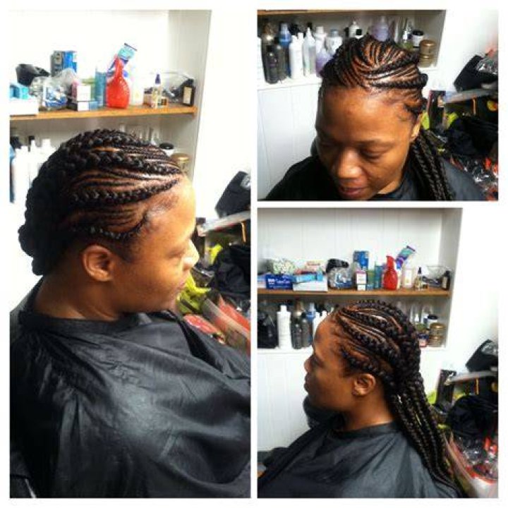 Cornrows with a twist
