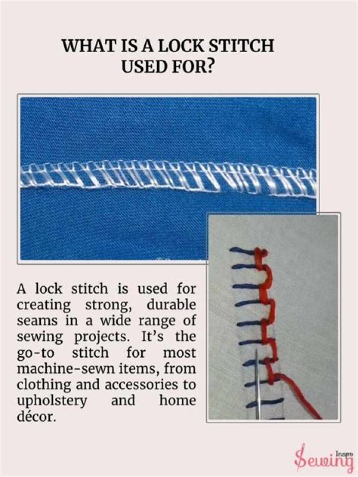 creating a lock stitch for upholstery