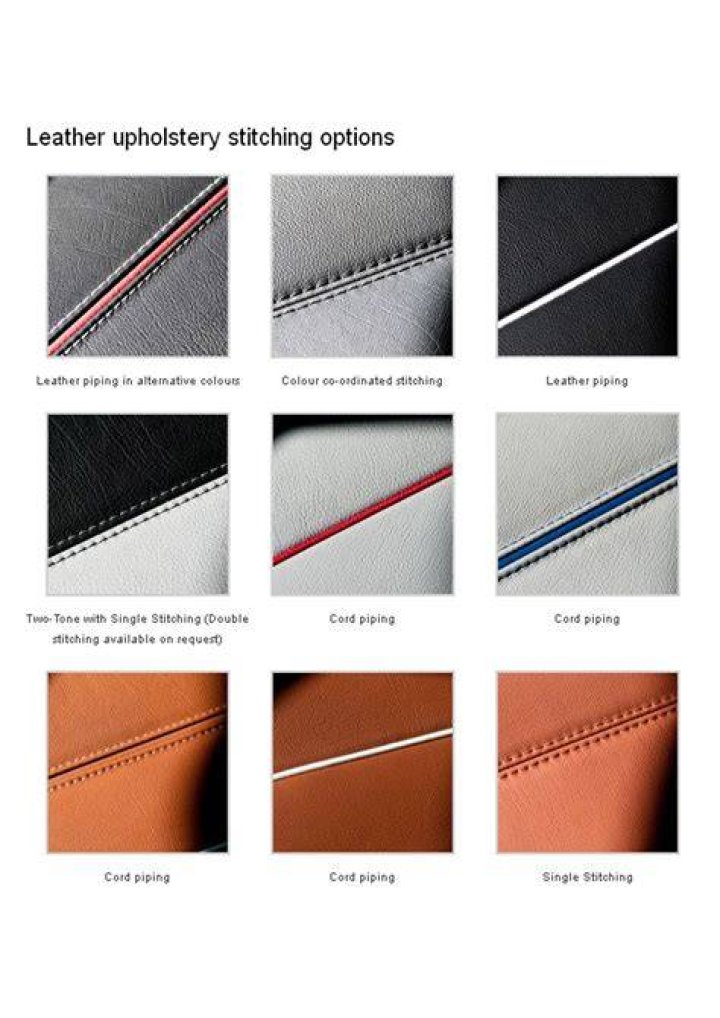 demonstration of upholstery stitching and correct needles to use