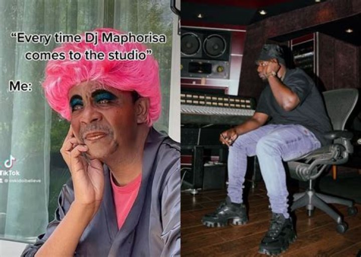 DJ Maphorisa is in studio with Blaq Diamond.