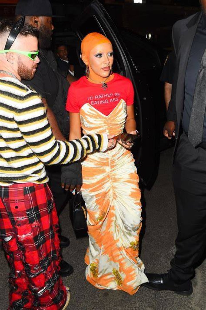 Doja Cat arrives at the 65th Grammy Awards. Photo / Getty Images