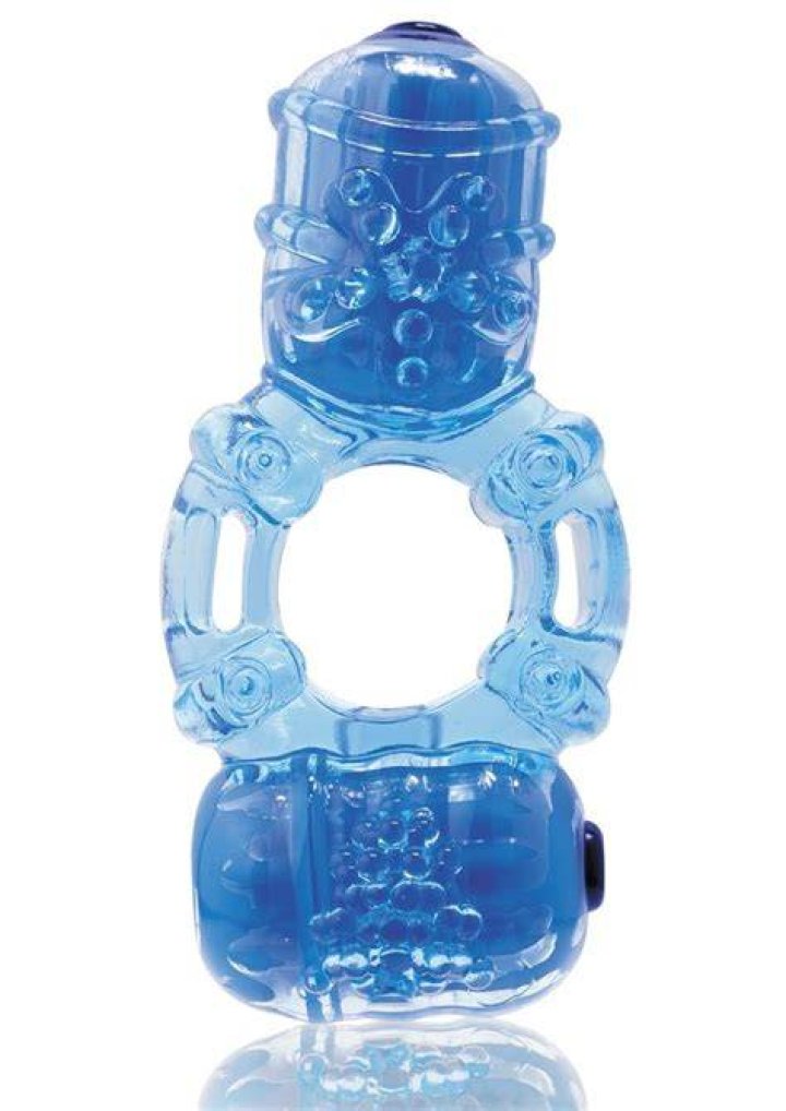 Double Fun Vibrating Beaded Double Penetration Strap-On