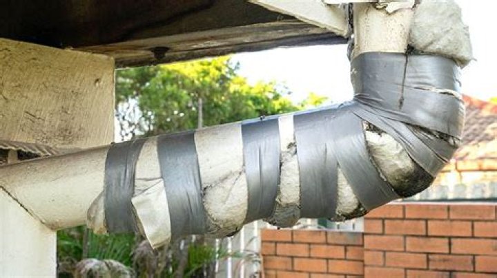 duct tape on concrete stairs