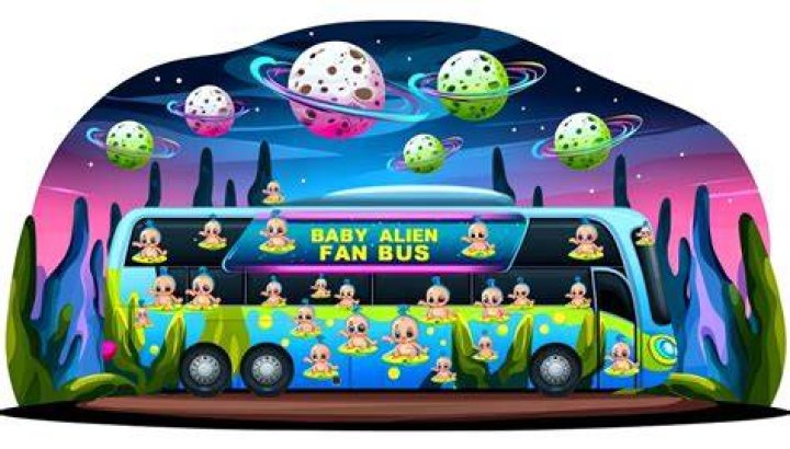 Exploring the Cosmos of Fandom Aboard the Baby Alien Fan Bus Frigorifix