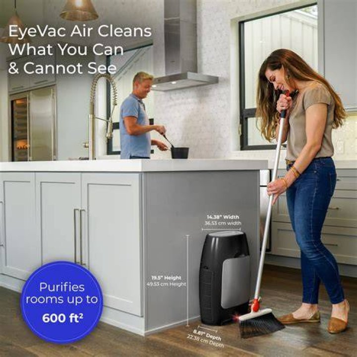 Eyevac Home 1000 Watt Automatic Touchless Stationary Vacuum