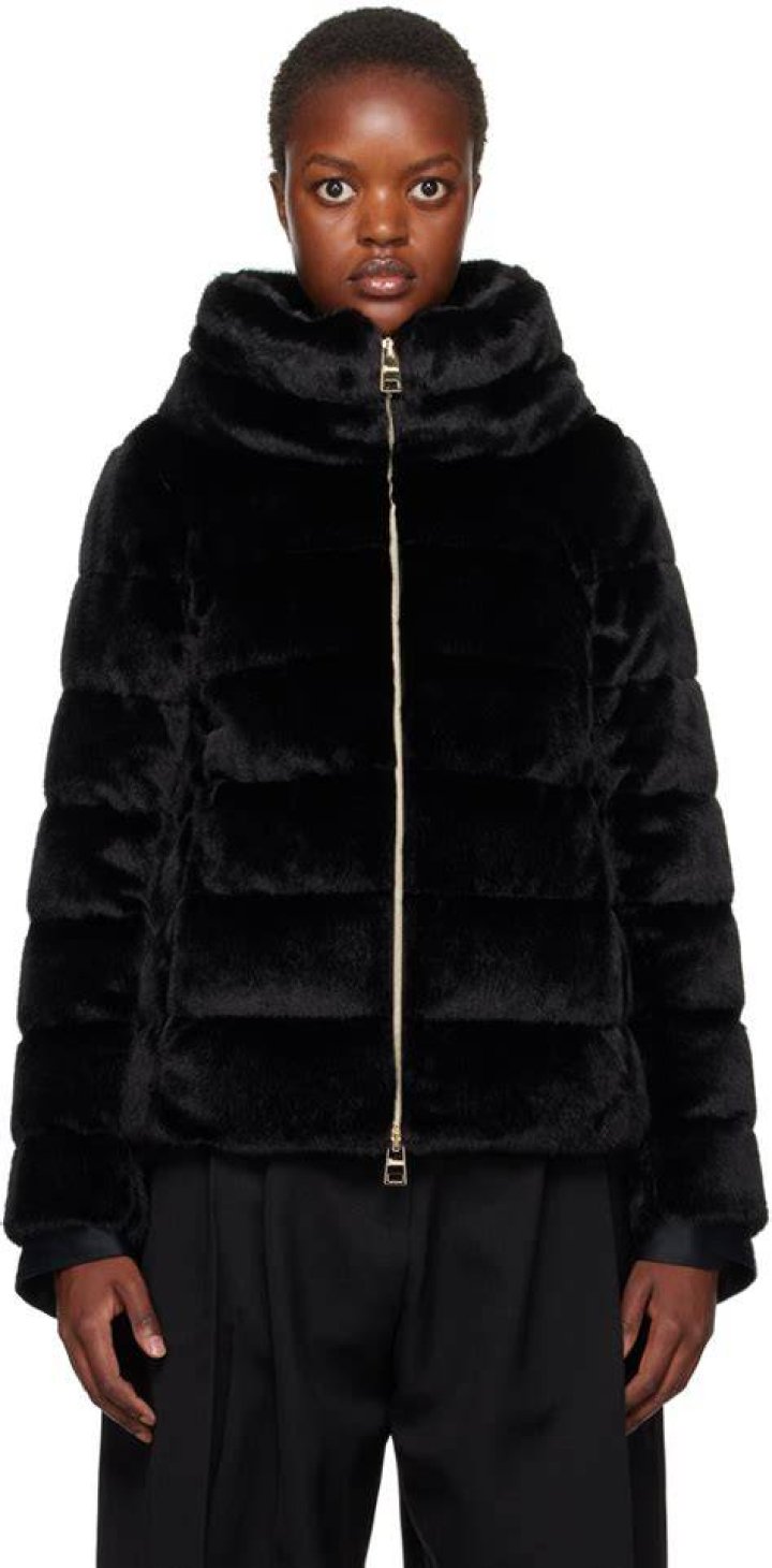 Fare Quilted Faux-Fur Jacket