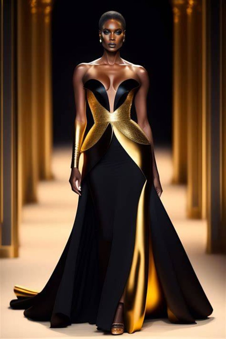 Fashion, Dress, Haute couture, Event, Premiere, Red carpet, Carpet, Flooring, Gown, 