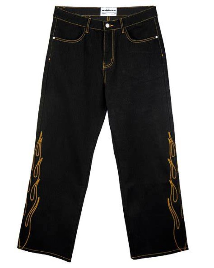 Flame Straight-Leg Pants