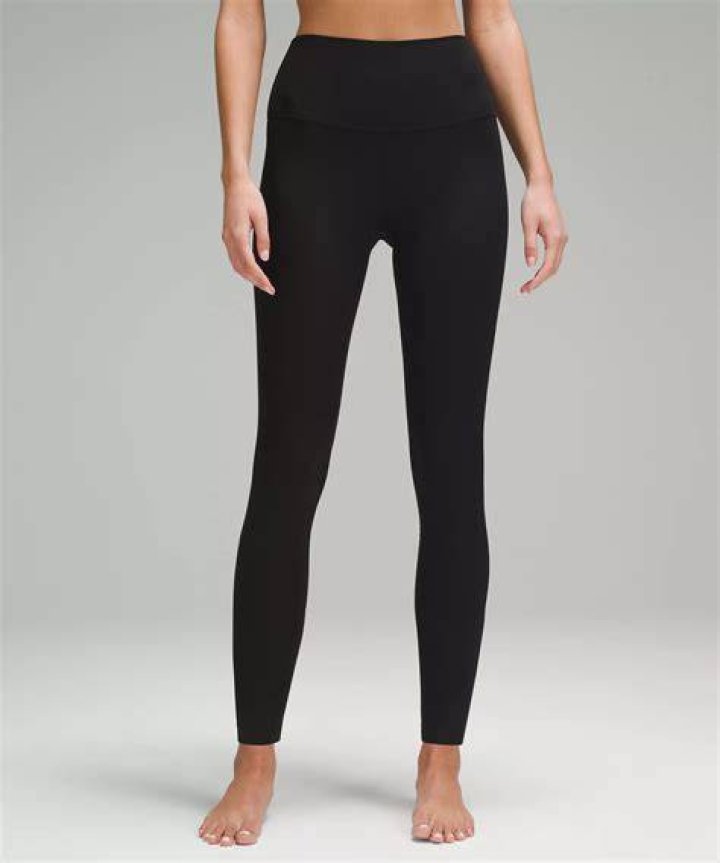 Flame-Print Ribbed-Knit Leggings