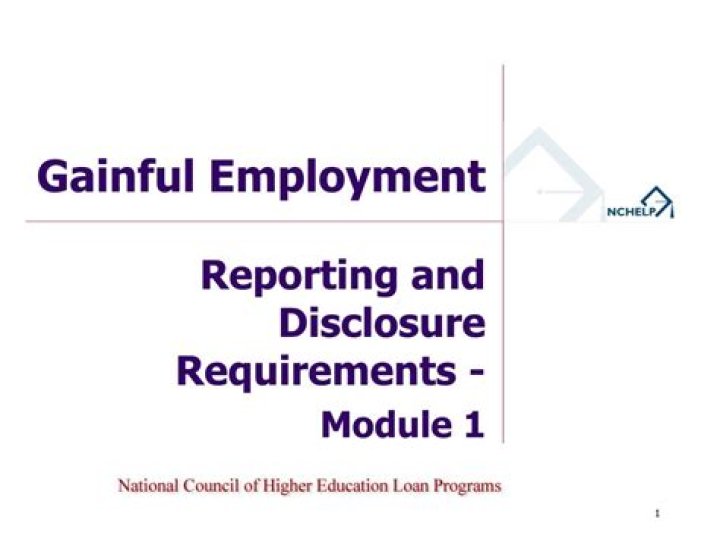 Gainful Employment Disclosure