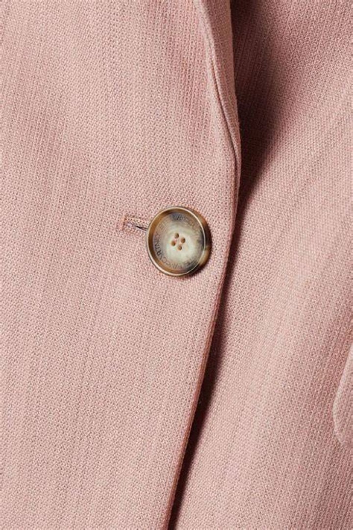 Gathered grain de poudre wool blazer Gathered grain de poudre wool blazer