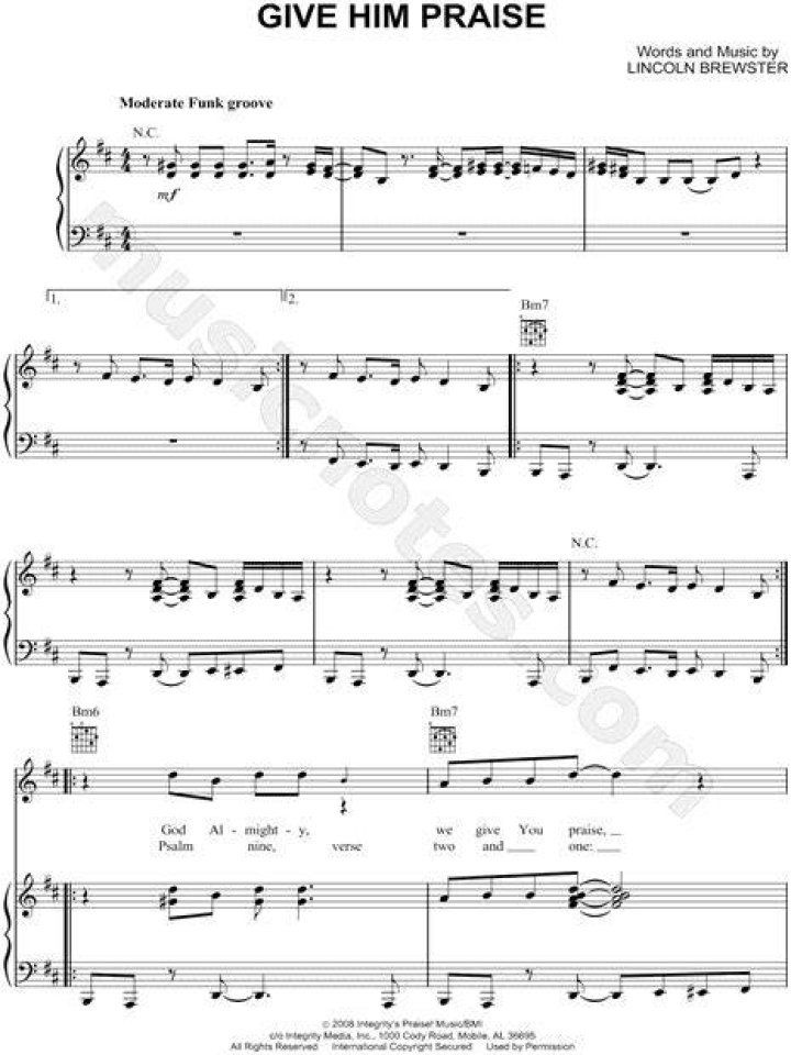 Give Him Praise by Lincoln Brewster
