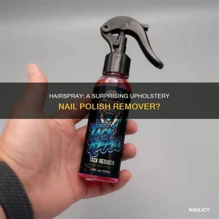 Hairspray remove nail polish from carpet