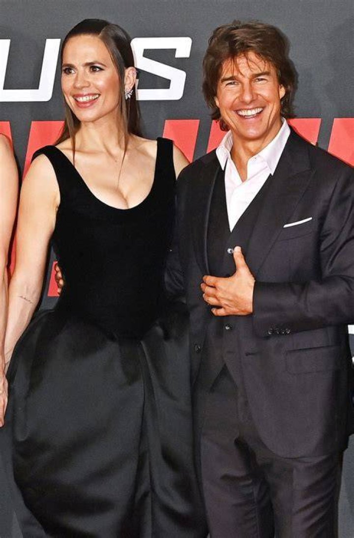 Hayley Atwell and Tom Cruise in a scene from "Mission: Impossible - Dead Reckoning, Part One." Photo / AP