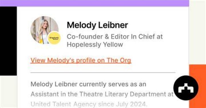 Headshot of Melody Leibner